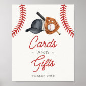Baseball Little Rookie Kaarten en cadeaus Party Si Poster (Voorkant)