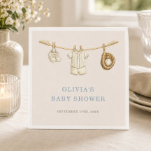 Baseball Little Rookie Waskrijt Baby Shower