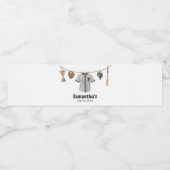 Baseball Little Slugger Baby shower Waterfles Etiket (Enkel label)