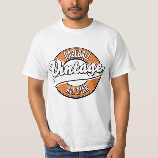 Baseball  logo. t-shirt (Voorkant)