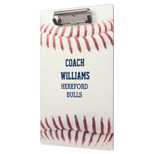 Baseball-look op maat klembord (Links)