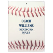 Baseball-look op maat klembord (Achterkant)