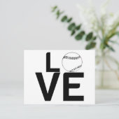 BASEBALL LOS BRIEFKAART (Staand voorkant)