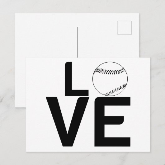 BASEBALL LOS BRIEFKAART (Voorkant / Achterkant)