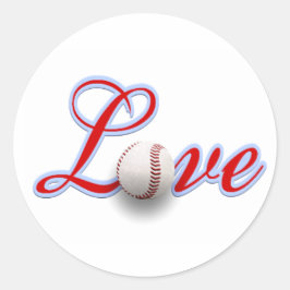 Baseball Love Gift Sticker
