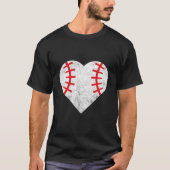Baseball Love He T-shirt (Voorkant)