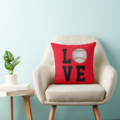 Baseball Love Kussen (Stoel)