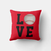 Baseball Love Kussen (Achterkant)