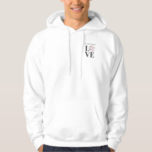 Baseball LOVE: Persoonlijk voeg naam en nummer T t Hoodie