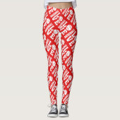 Baseball Love Print Leggings (Voorkant)
