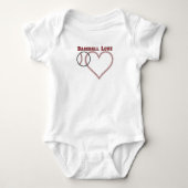 Baseball Love Romper (Voorkant)