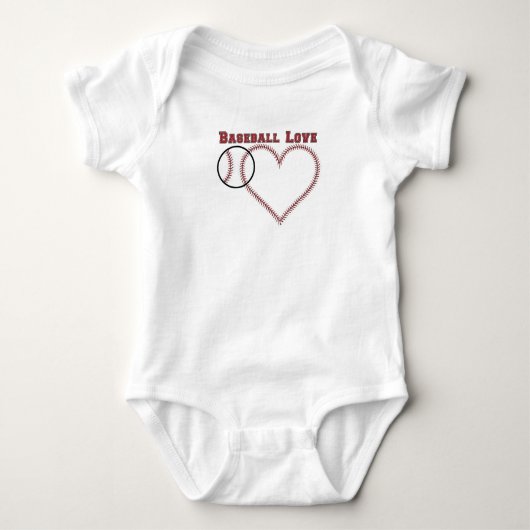Baseball Love Romper (Voorkant)