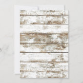 Baseball Love Rustic Sports Wedding Vrijgezellenfe Kaart (Achterkant)