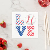 Baseball Love Sports Servet (Insitu)