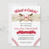 Baseball Love Sports Theme Summer Weddenschap Kaart (Voorkant)