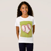 "Baseball = Love" t-shirt (Voorkant volledig)