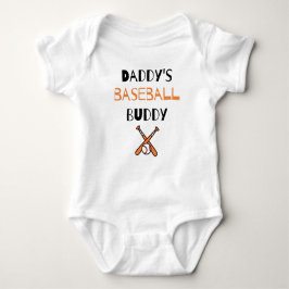 Baseball Lover Gezegde: Papa's Baseball Buddy Romper