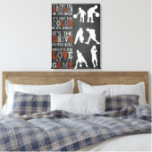Baseball Lover Gift, Baseball Player Gift Idee Canvas Afdruk (Insitu (Slaapkamer))