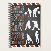 Baseball Lover Gift, Baseball Player Gift Idee Planner (Voorkant)