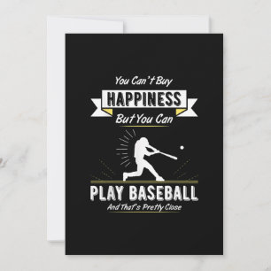 Baseball Lover Gift for Baseball Team Player Feestdagenkaart