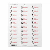 Baseball Lover Mailing Labels (Full Sheet)