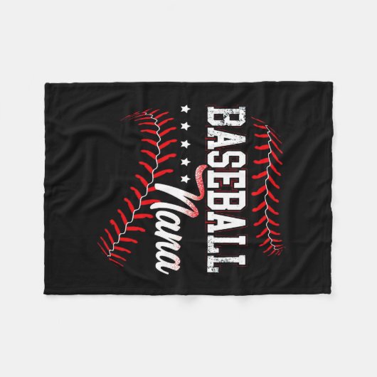Baseball Lover | Mijn favoriete speler roept me Na Fleece Deken (Voorkant (Horizontaal))