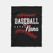 Baseball Lover | Mijn favoriete speler roept me Na Fleece Deken (Voorkant)