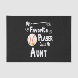 Baseball Lover | Mijn favoriete speler roept me Ta Tissuepapier