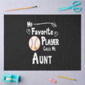 Baseball Lover | Mijn favoriete speler roept me Ta Tissuepapier (Craft)