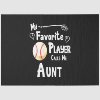 Baseball Lover | Mijn favoriete speler roept me Ta Tissuepapier