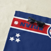 Baseball Lover Persoonlijke keuken Strandlaken (In situ)