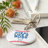 Baseball Lover Sleutelhanger (Zijkant)
