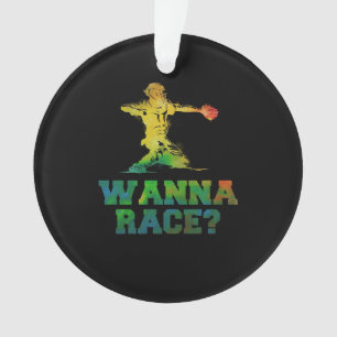 Baseball Lover Wil je een wedstrijd spelen? Ornament