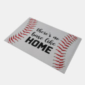 Baseball Lovers Mat, Er is geen basis zoals thuis Deurmat (Schuin)