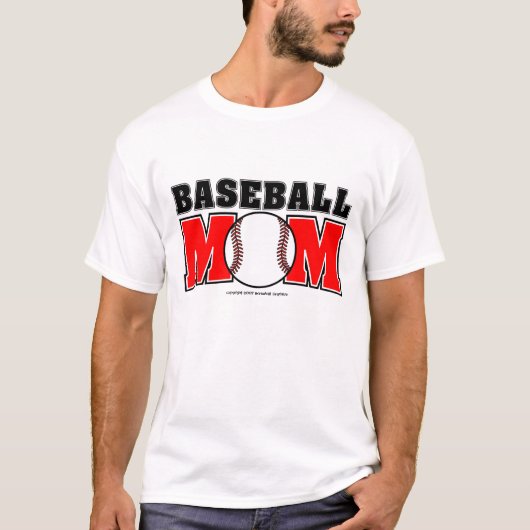 Baseball Ma Basic T-Shirt (Voorkant)
