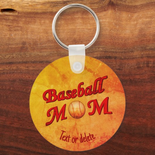 Baseball Ma Cute Personated Sleutelhanger (Achterkant)