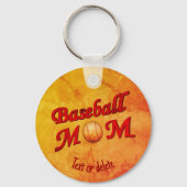 Baseball Ma Cute Personated Sleutelhanger (Achterkant)