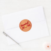 Baseball Ma Cute Ronde Sticker (Envelop)
