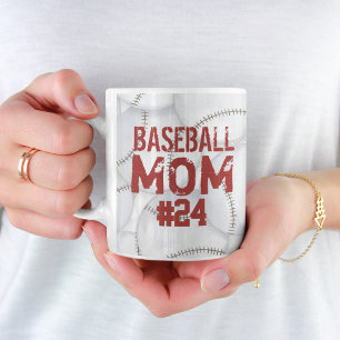 Baseball Ma Cute Sports Personeelsnummer Koffiemok
