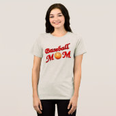 Baseball Ma Cute Tri-Blend Shirt (Voorkant volledig)