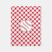Baseball Ma Fleece Blanket (Voorkant)
