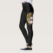 Baseball Ma Leopard Softball Mama Moederdag 20 Leggings (Links)