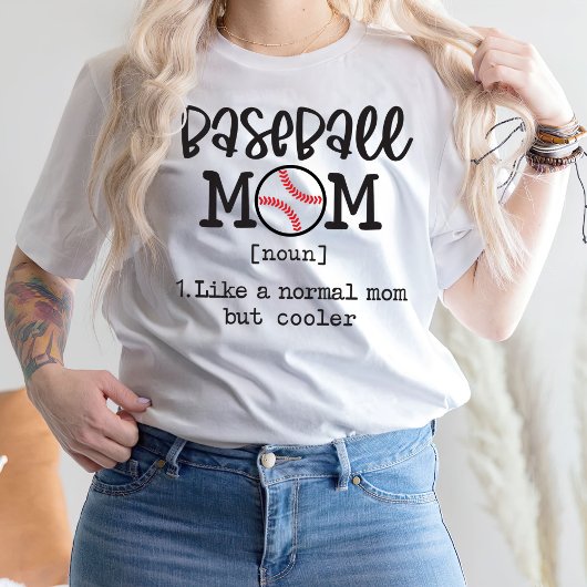 Baseball Ma Noun 1. Zoals een normale moeder maar T-shirt