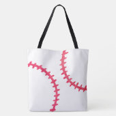 Baseball Ma Retro Persoonlijk Trendy Blue Tote Bag (Achterkant)