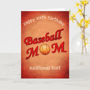 Baseball Ma Specialized Birthday Kaart