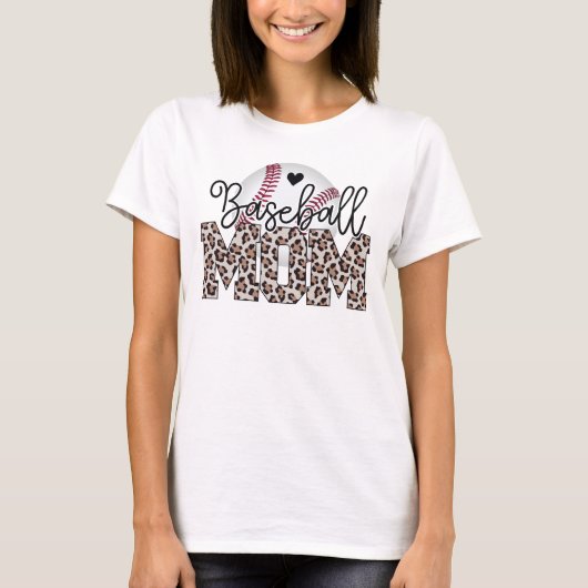 Baseball Ma Tee Shirt Vrouwen Baseball T Shirt (Voorkant)