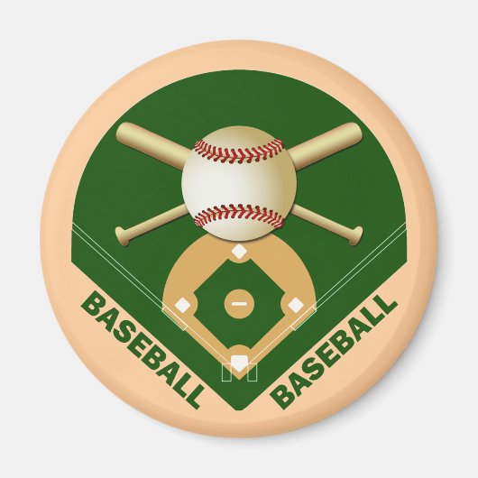 BASEBALL MAGNEET (Voorkant)