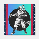 Baseball: magneet (Voorkant)