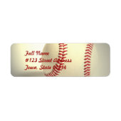 Baseball Mailing Labels (Voorkant)
