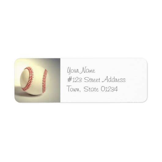 Baseball Mailing Labels (Voorkant)